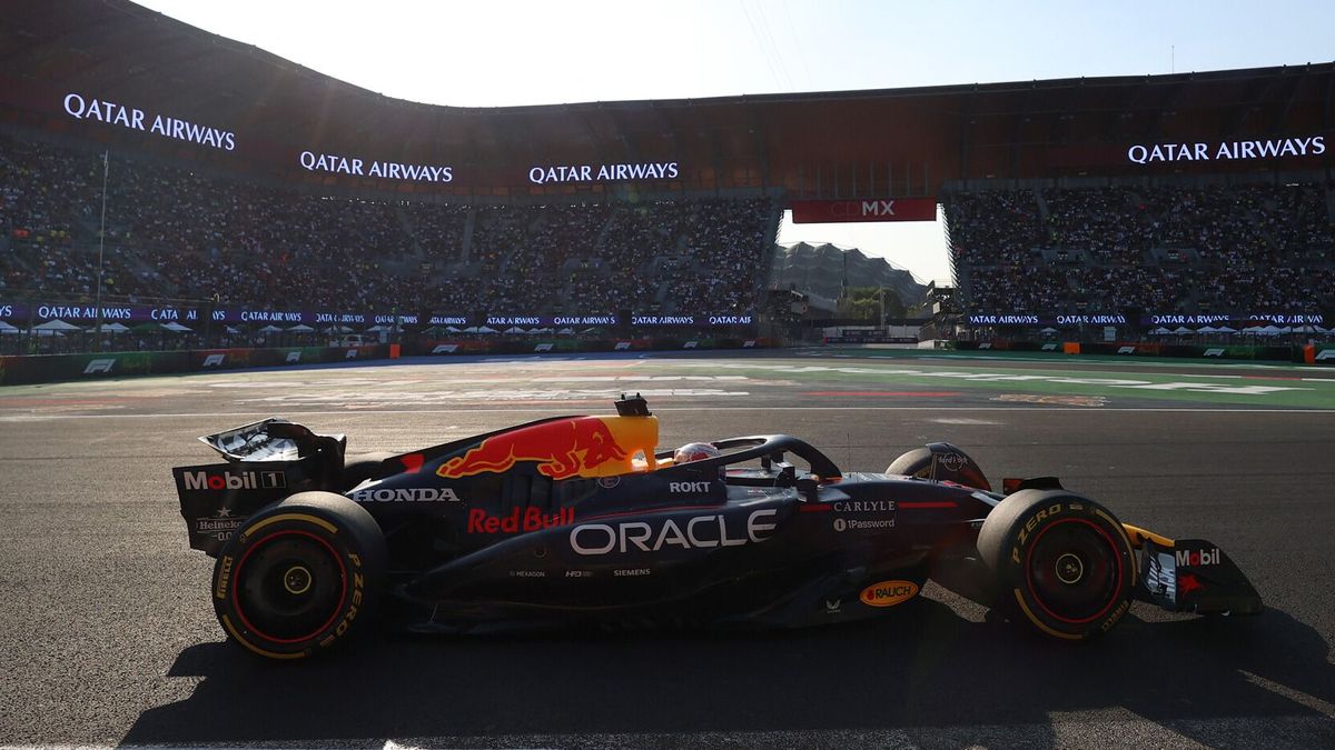 Max Verstappen (Red Bull) war am Freitag in Mexiko-Stadt der Schnellste