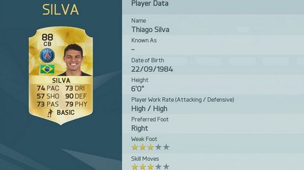 
                <strong>Thiago Silva - Stärke 90.</strong><br>
                Thiago Silva - Stärke 90.
              