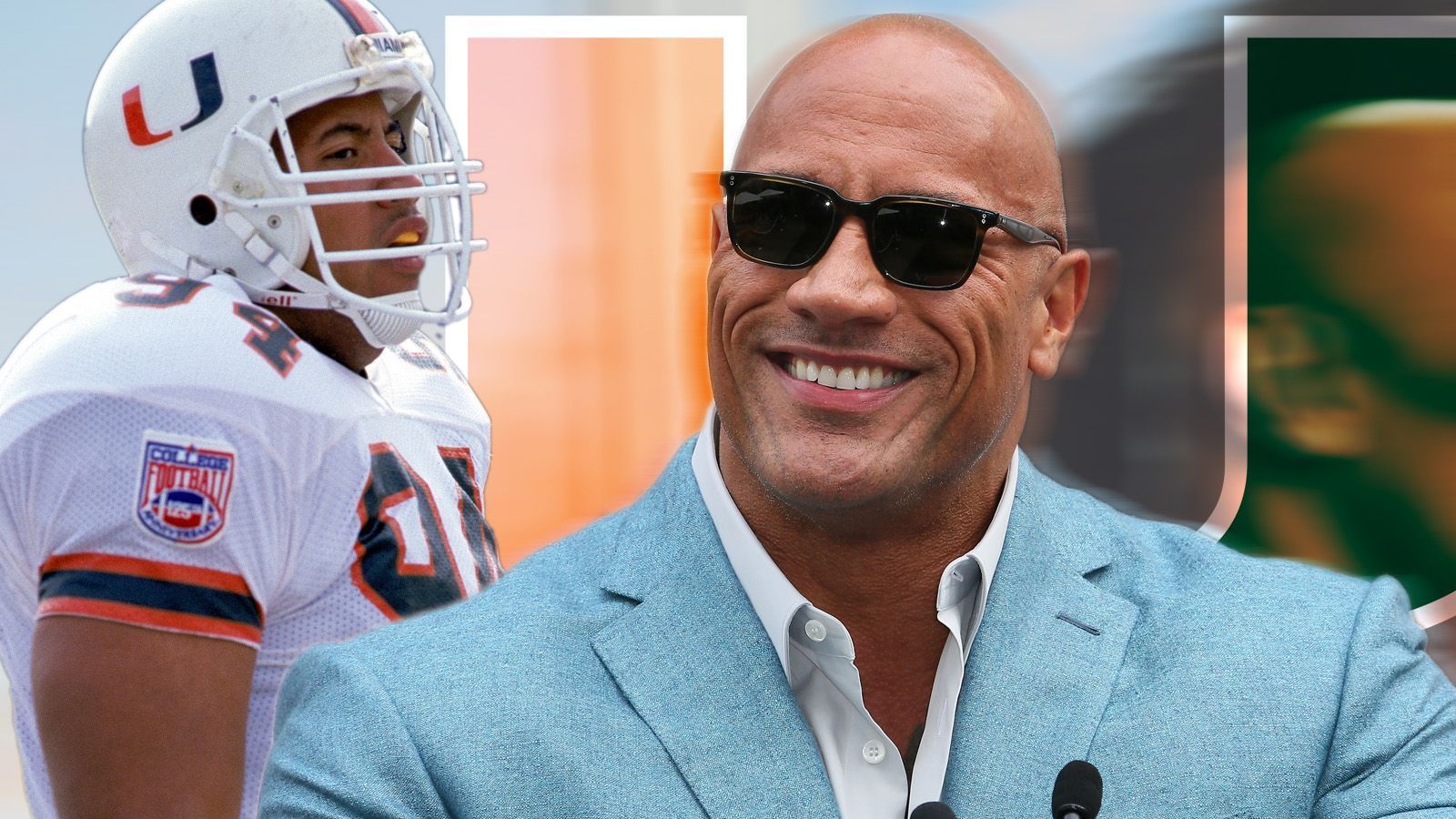 
                <strong>Dwayne "The Rock" Johnson: So lief seine Football-Karriere bei den Miami Hurricanes </strong><br>
                Heute ist er weltweit als Film- und Wrestling-Star bekannt. Dabei begann die Karriere von Dwayne "The Rock" Johnson am College der Miami Hurricanes. Dort spielte er vier Jahre lang als Defensive Tackle - unter anderem mit dem späteren Super-Bowl-Sieger und NFL Hall-of-Famer Warren Sapp. ran.de fasst die College-Karriere des Mega-Stars zusammen. Übrigens: Die Partie der Miami Hurricanes gegen die Virginia Tech Hokies gibt es am Samstag, 14. November, ab 17:45 Uhr live auf ProSieben MAXX und ran.de. 
              