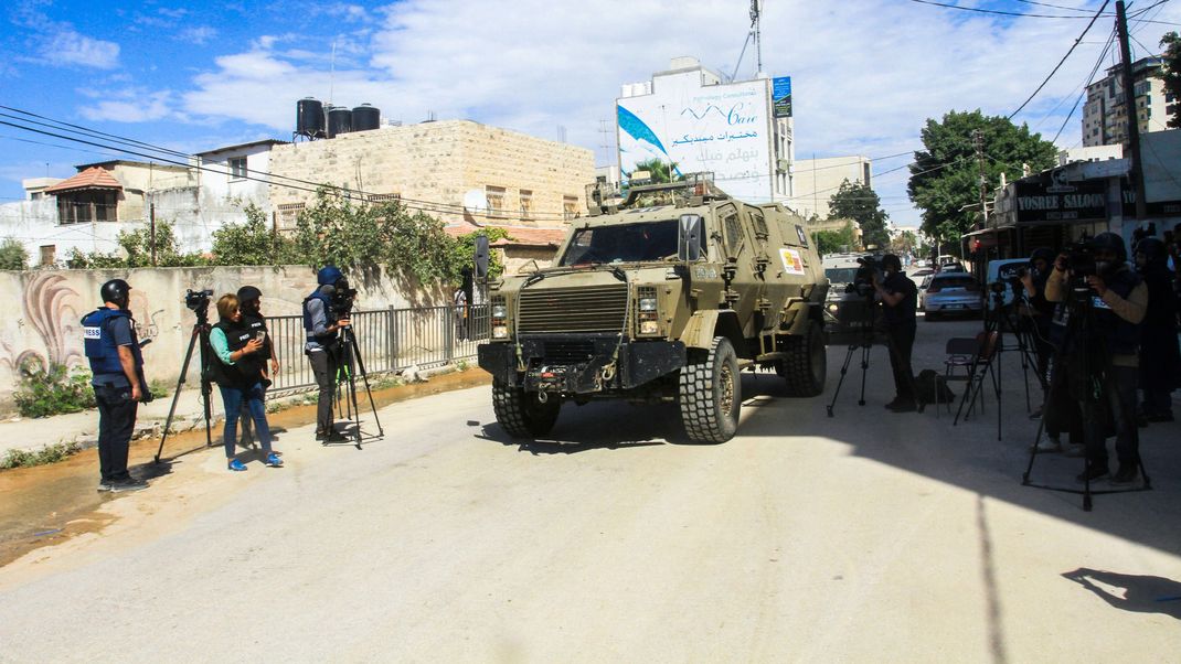 Dschenin im Westjordanland: Hier kam es zu einem tödlichen Feuergefecht zwischen militanten Palästinensern und der israelischen Armee.