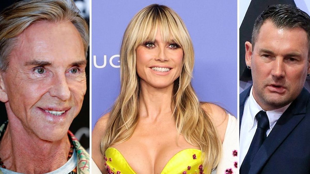 Wolfgang Joop, Heidi Klum und Michael Michalsky