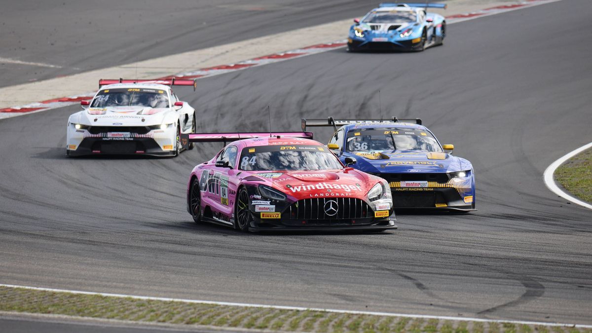 84 Tom Kalender (GER), Mercedes-AMG GT3, Team: Mercedes-AMG Team Landgraf (GER) und 36 Arjun Maini (IND), Ford Mustang GT3, Team: Haupt Racing Team (GER) GER, Motorsport, DTM 2025, Qualifying, Renn...
