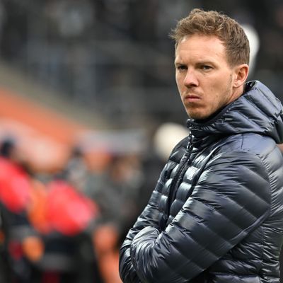 Bayern-Trainer Julian Nagelsmann, FC Bayer - Borussia Mönchengladbach