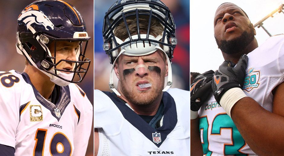 
                <strong>Top Verdiener der NFL</strong><br>
                Die Top 10 der Forbes-Liste der bestverdienensten Sportler der Welt wird von Boxern, Fußballern und Golfern dominiert. Der erste Footballer taucht erst auf dem elften Platz der Liste auf. Dennoch sind die Stars der NFL Großverdiener, Multimillionäre und Werbestars. ran.de zeigt die euch die zehn Topverdiener der NFL im Jahr 2015.
              