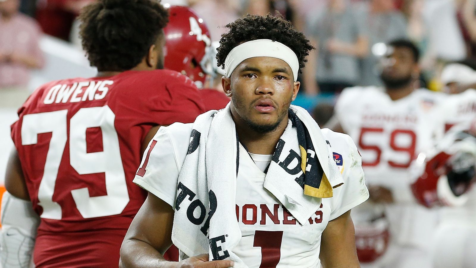 
                <strong>1. Pick: Kyler Murray - Arizona Cardinals</strong><br>
                Position: QuarterbackCollege: Oklahoma
              