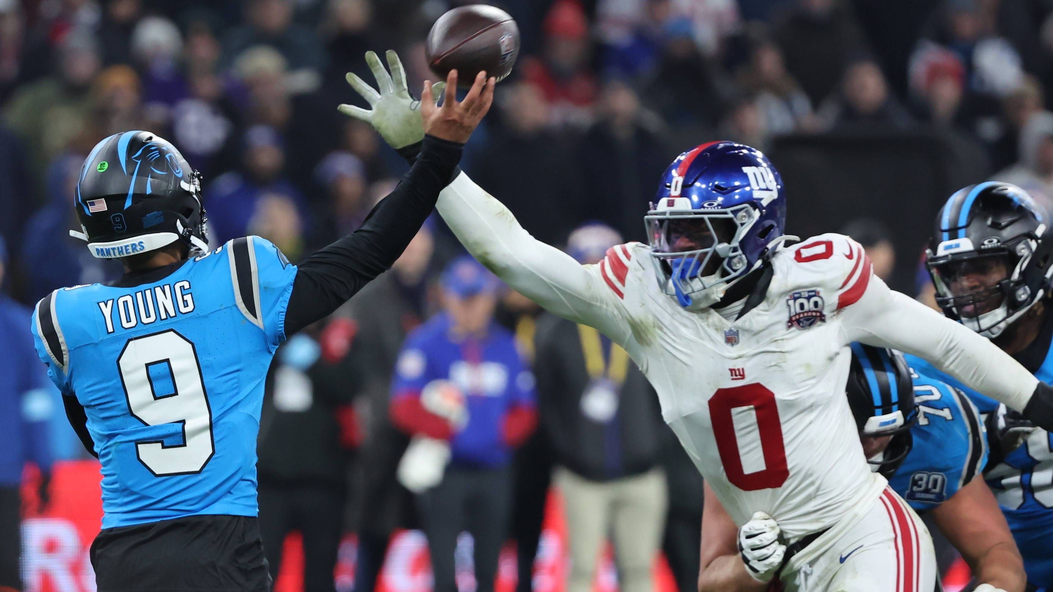 <strong>Platz 18: Bryce Young</strong><br>Team: Carolina Panthers<br>Anzahl der Spiele: 14<br>Sacks: 29