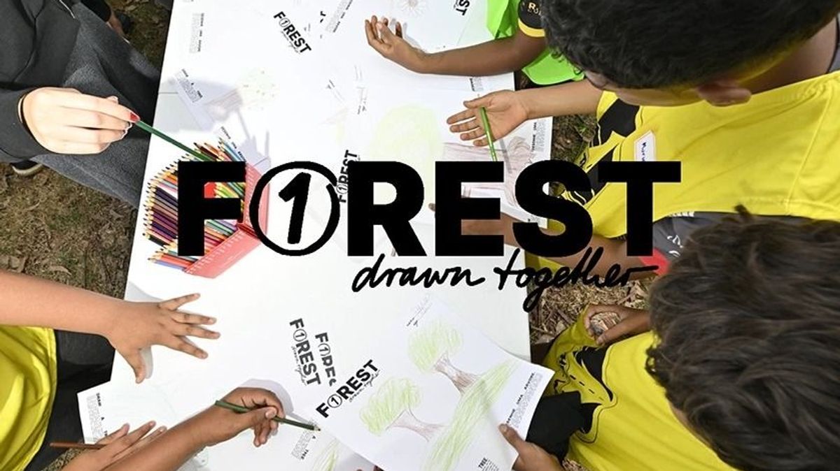 Sebastian Vettels "Forest"-Aktion: Bäume zeichnen für einen symbolischen Wald