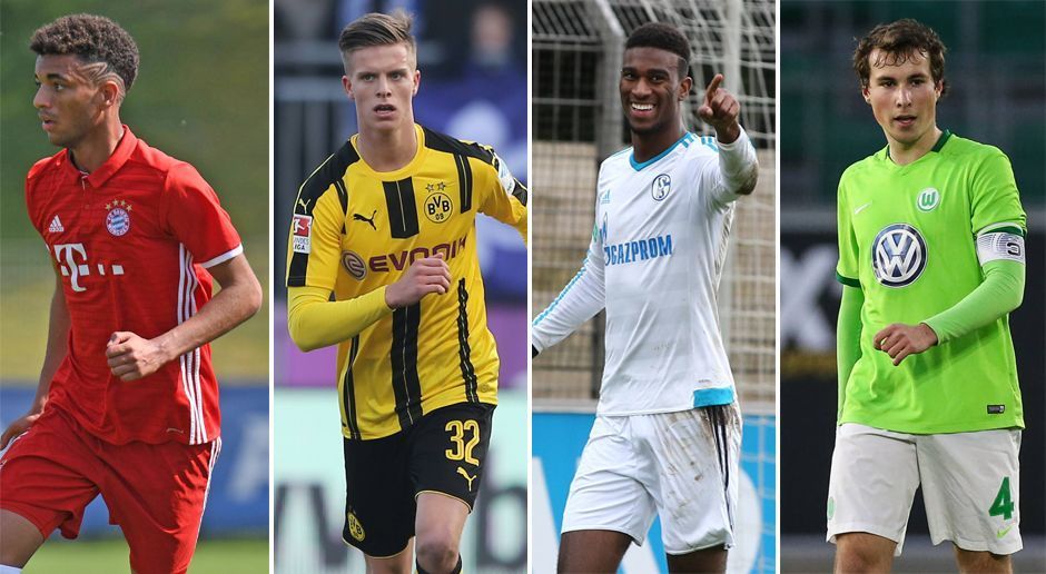 
                <strong>U19-Bundesliga - Diese vier Teams sind im Halbfinale</strong><br>
                Bayern, Dortmund, Schalke und Wolfsburg stehen im Halbfinale der U19-Bundesliga. Wer wird Nachfolger des BVB und holt sich die Deutsche Meisterschaft der A-Junioren? Oder schnappen sich die schwarz-gelben Nachwuchskicker ihren zweiten Titel in Serie? ran.de stellt die vier Mannschaften vor. Doch zuvor ein Blick auf den Modus der A-Jugend-Bundesliga.
              