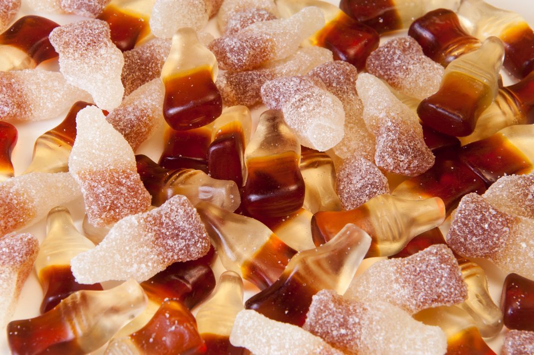 Eine Sorte Colafläschchen von Haribo wird zurückgerufen.