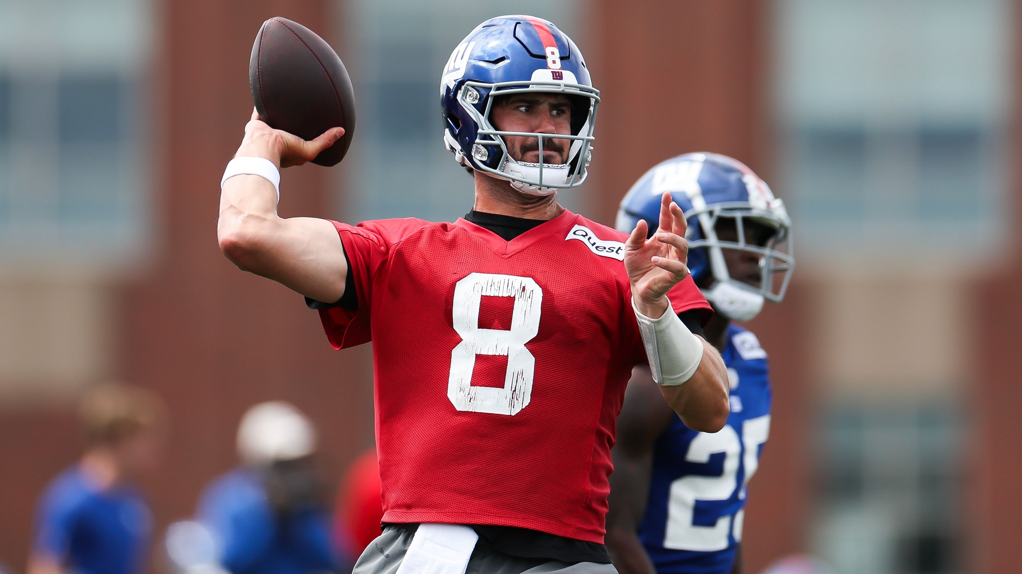 <strong>Platz 5: Daniel Jones (New York Giants)</strong><br>Prozentualer Anteil am Salary Cap: 18,74 Prozent<br>Cap Hit: 47.855.000 US-Dollar