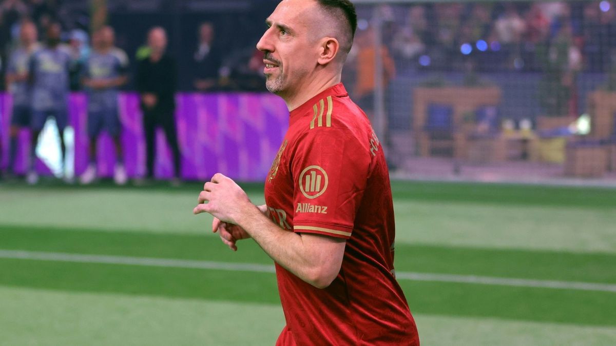 Einsatz beim Beckenbauer Cup: Franck Ribéry