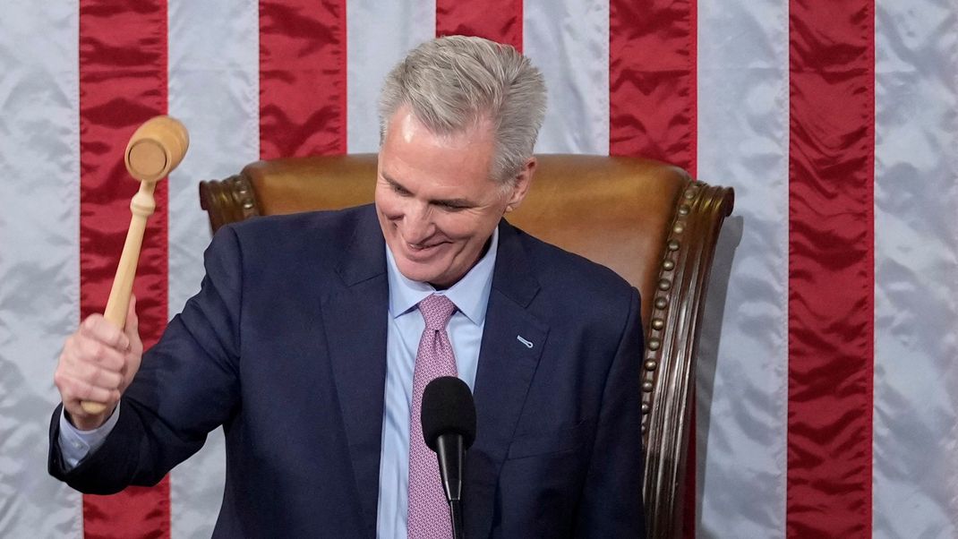 Der Republikaner Kevin McCarthy wurde zum neuen Sprecher des US-Repräsentantenhauses gewählt.