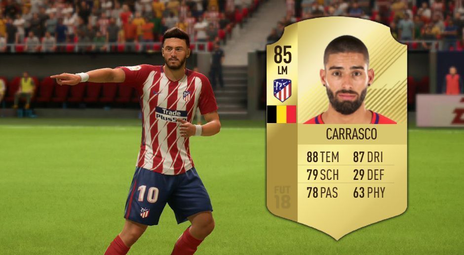 
                <strong>Platz 8: Yannick Carrasco</strong><br>
                Dribbelwert: 91
              