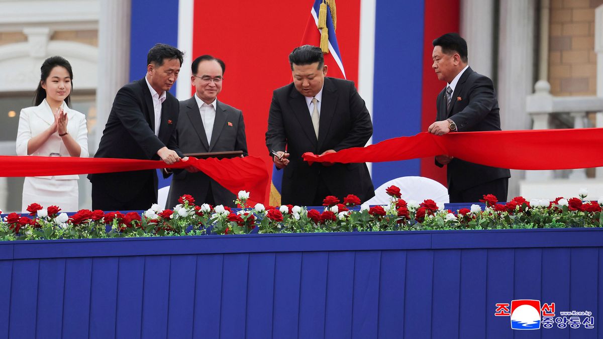 Machthaber Kim Jong Un weiht ein riesiges Touristengebiet an der Ostküste Nordkoreas ein.