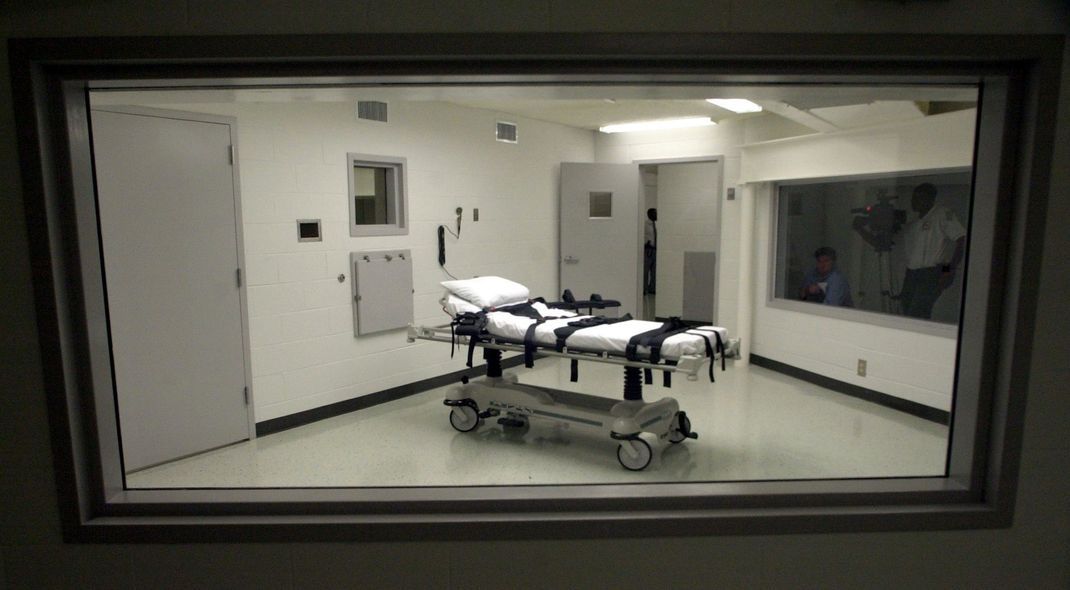 Alabamas Kammer für Hinrichtungen mit tödlicher Injektion in der Holman Correctional Facility in Atmore.