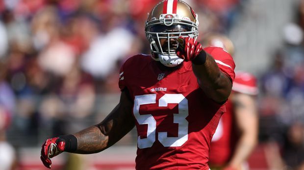 
                <strong>NaVorro Bowman (San Francisco 49ers)</strong><br>
                Combined Tackles: NaVorro Bowman (San Francisco 49ers) - Der Linebacker der San Francisco 49ers spielt seit Jahren auf hohem Niveau. Mit insgesamt 154 Tackles setzt er diese Regular Season die Bestmarke. 
              