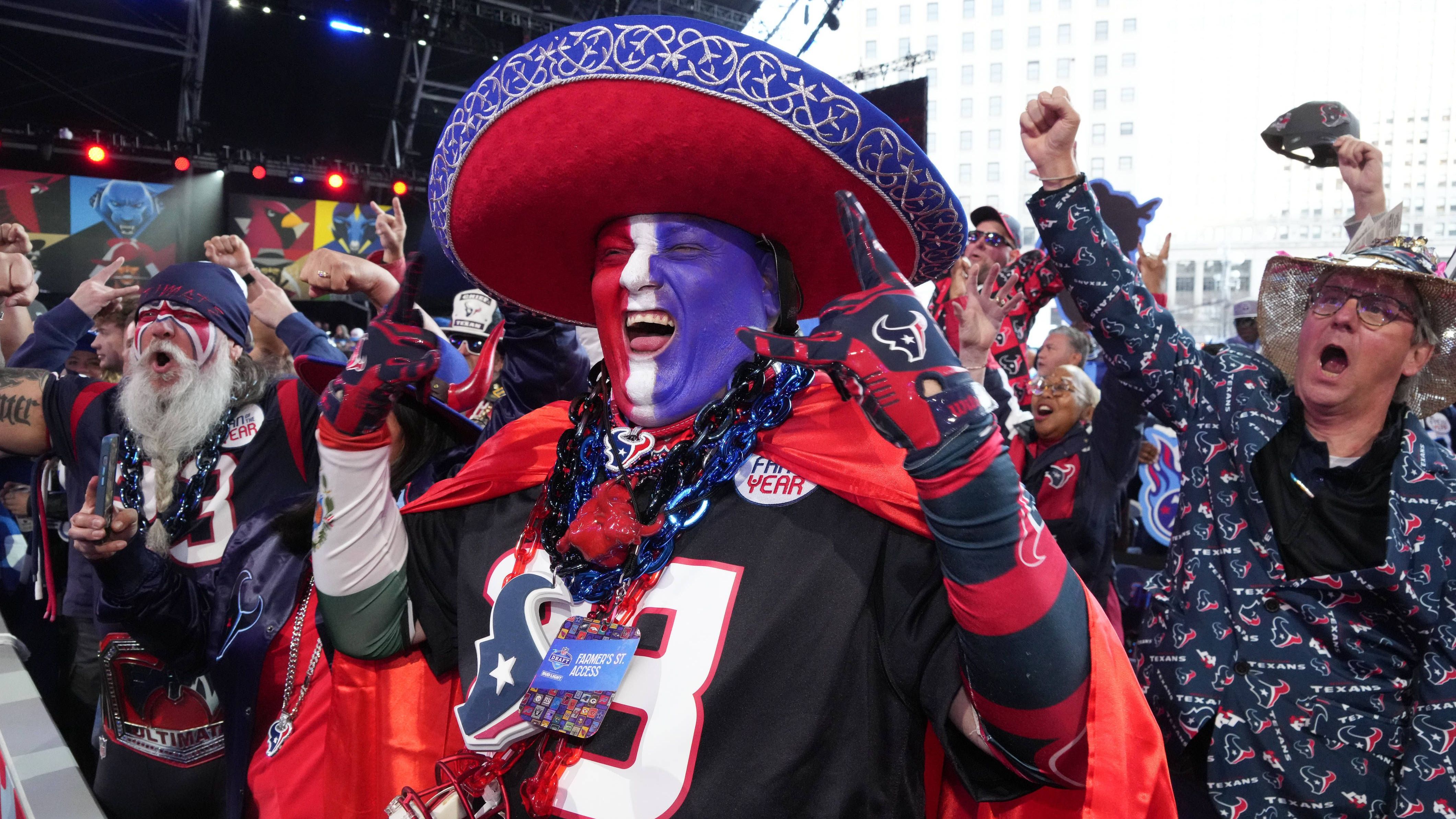 <strong>Platz 23 (geteilt): Houston Texans</strong><br>Sechs Draft-Picks in 2025