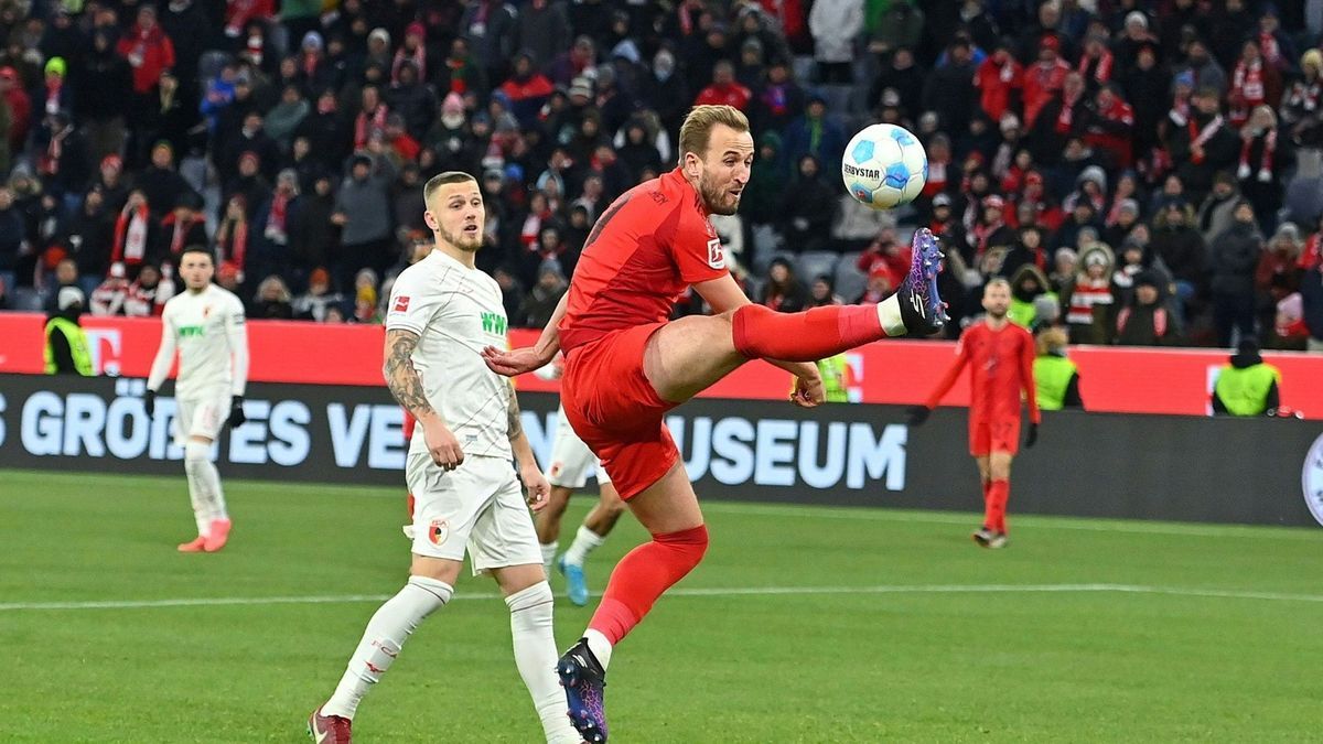 Harry Kane trifft spektakulär gegen Augsburg