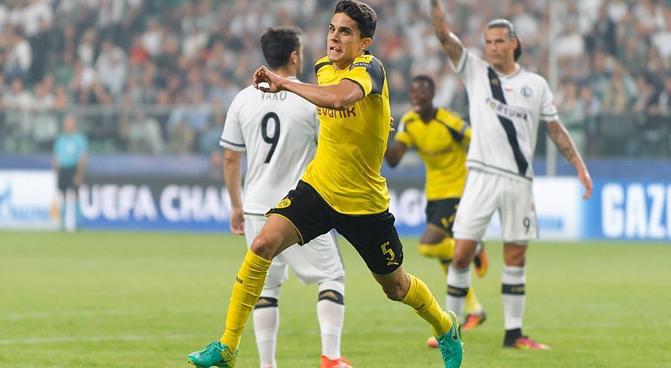 
                <strong>Marc Bartra</strong><br>
                Marc Bartra: Zuletzt noch mit Schwierigkeiten, heute einer der Ruhepole. Defensiv immer nah am Mann und auch in der Offensive präsent. Staubte zum zwischenzeitlichen 3:0 ab und feierte seinen ersten Pflichtspieltreffer im Dress des BVB. Ran-Note: 2
              