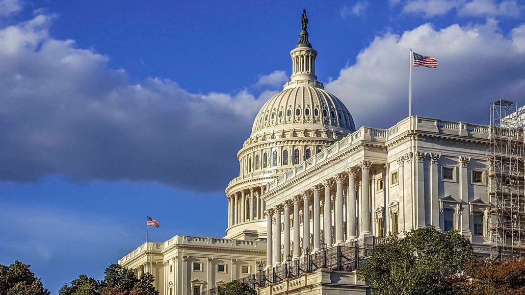 Der US-Senat sitzt im Kapitol in Washington, D.C.