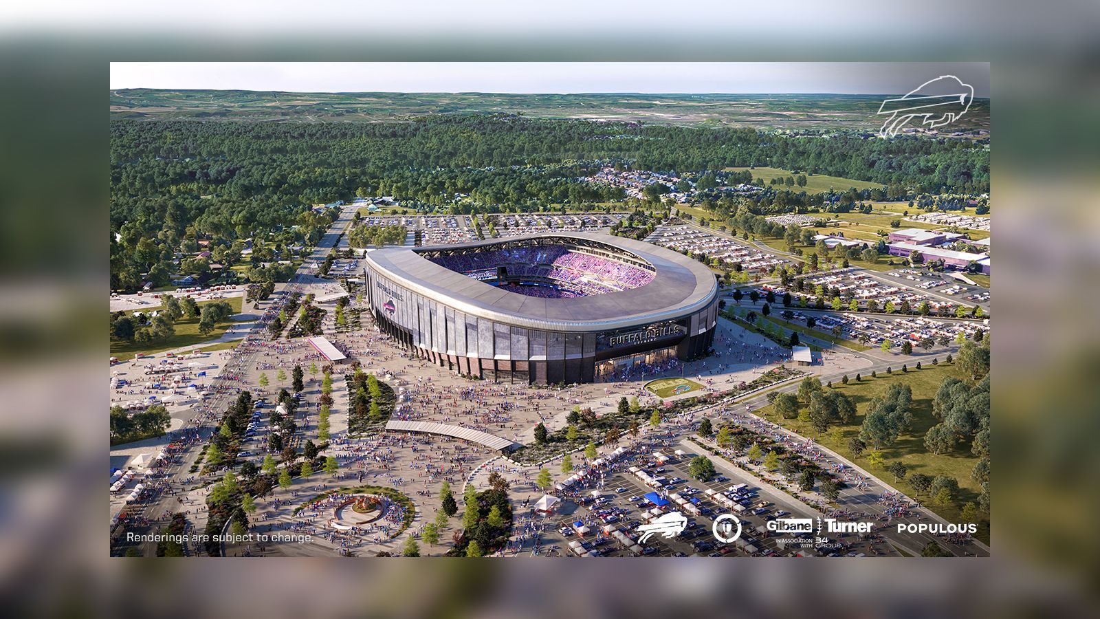 
                <strong>Neues Bills-Stadion: Ein modernes Hightech-Projekt</strong><br>
                Die Kosten des Großprojekts belaufen sich auf ungefähr 1,35 Milliarden US-Dollar.
              
