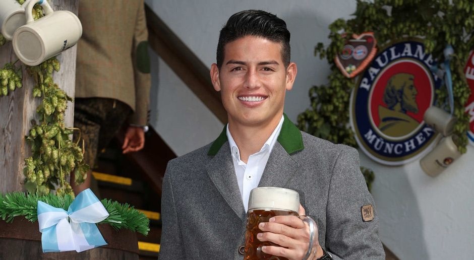 
                <strong>James-Rodriguez-Wiesn</strong><br>
                Ein Pflichttermin, den er von Real Madrid nicht kennt: Auch Superstar James Rodriguez kam erstmals als Münchner auf die Wiesn.
              