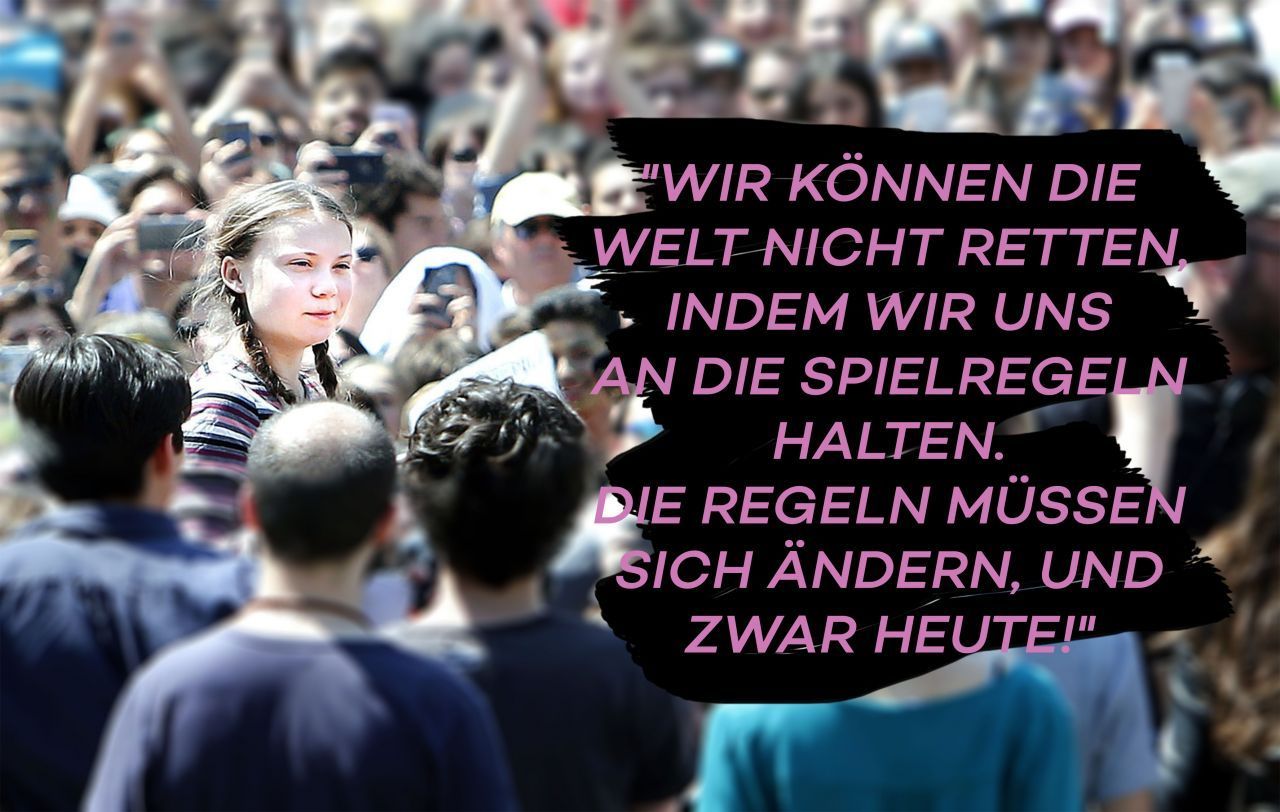 Oktober 2018: In Helsinki hält Greta eine beeindruckende Rede auf einer Klima-Demonstration – ihre Worte klar und deutlich, die Veranstaltung ist die größte dieser Art in Finnland.