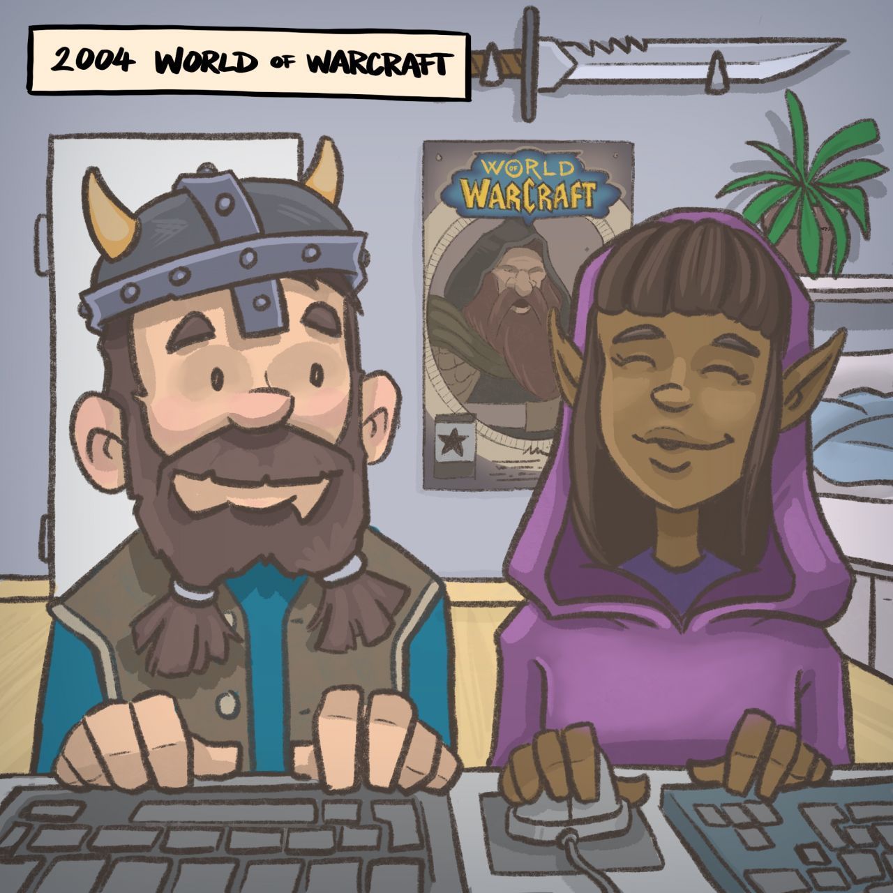 2004: Online ebenfalls extrem erfolgreich ist "World of Warcraft". Schon seit 2004 duellieren sich hier die Gamer.