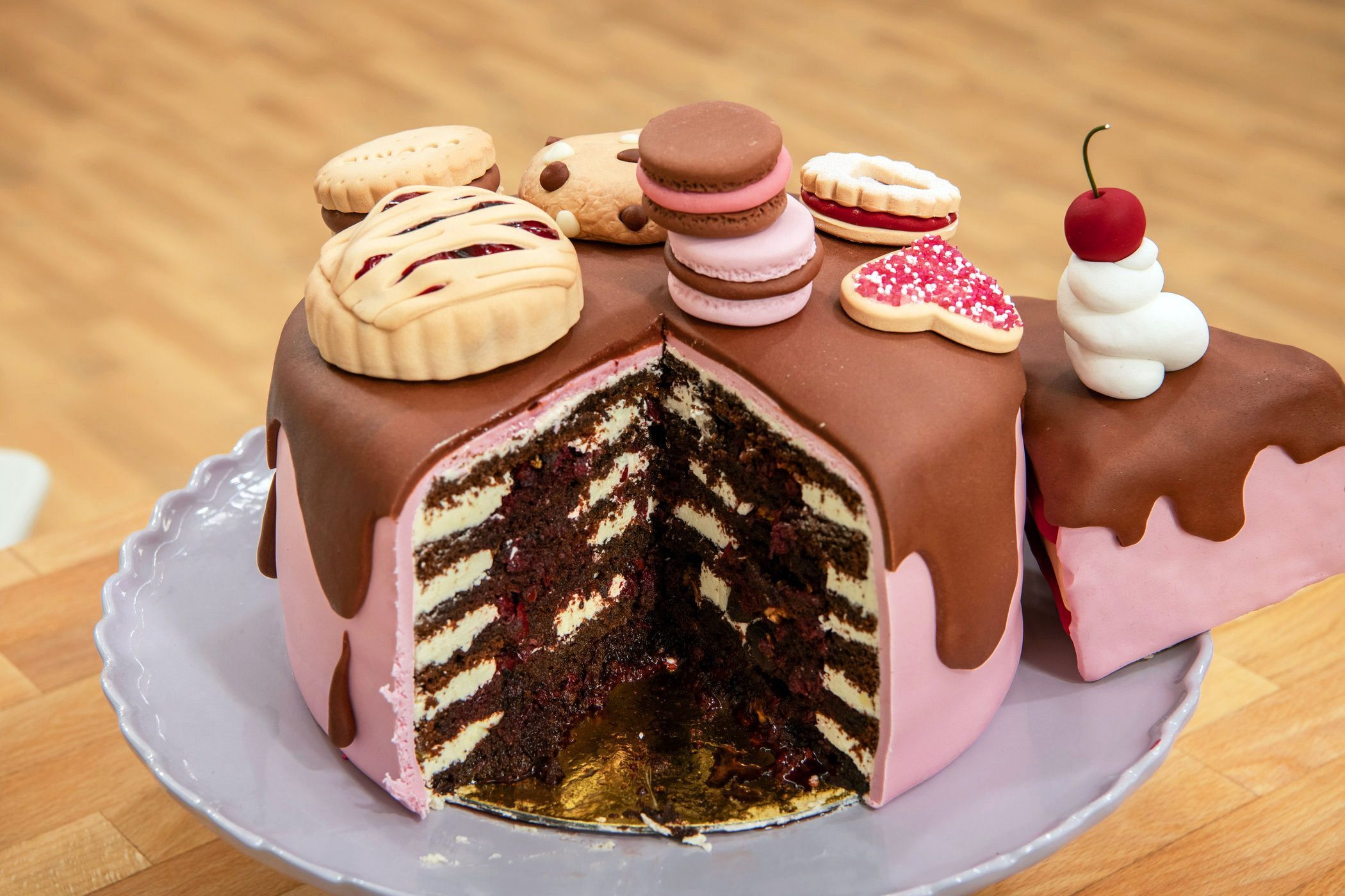 Schokoladenkuchen mit Buttercreme Rezept Das Große Backen