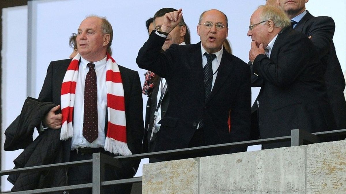 Gregor Gysi (m.) ist Anhänger von Union Berlin