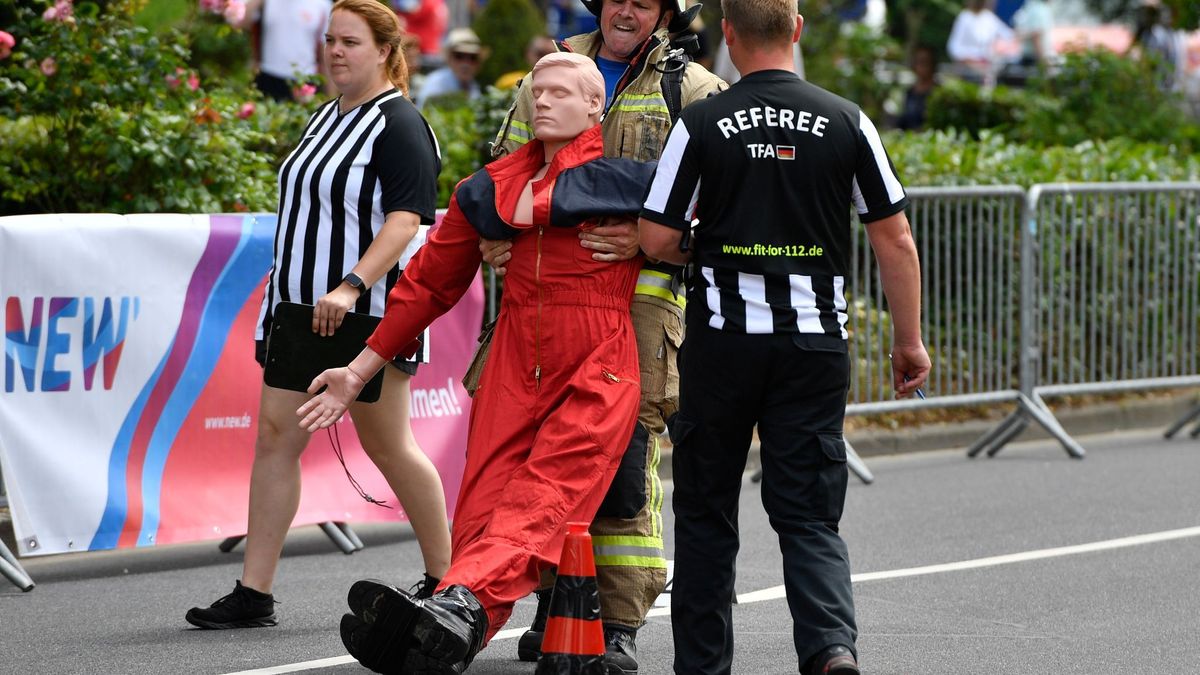 Internationaler Feuerwehrwettkampf in Nordrhein-Westfalen