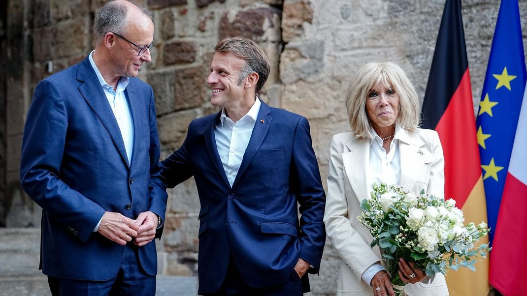 Merz trifft auf Macron.