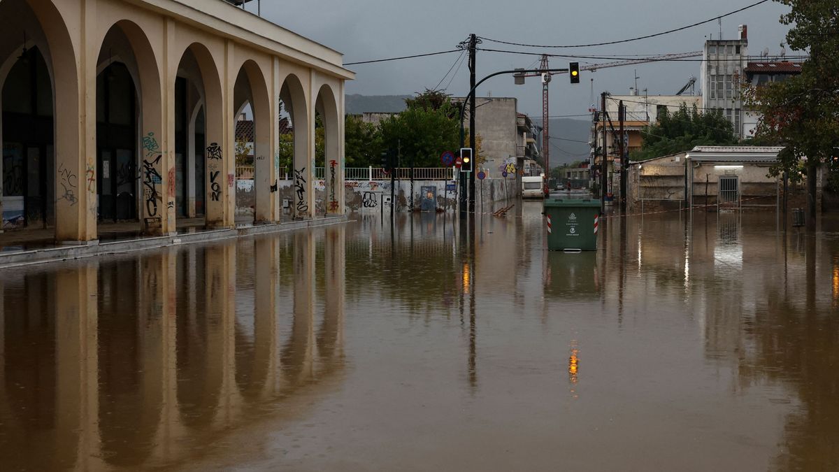 Erneut Überschwemmungen in der griechischen Hafenstadt Volos
