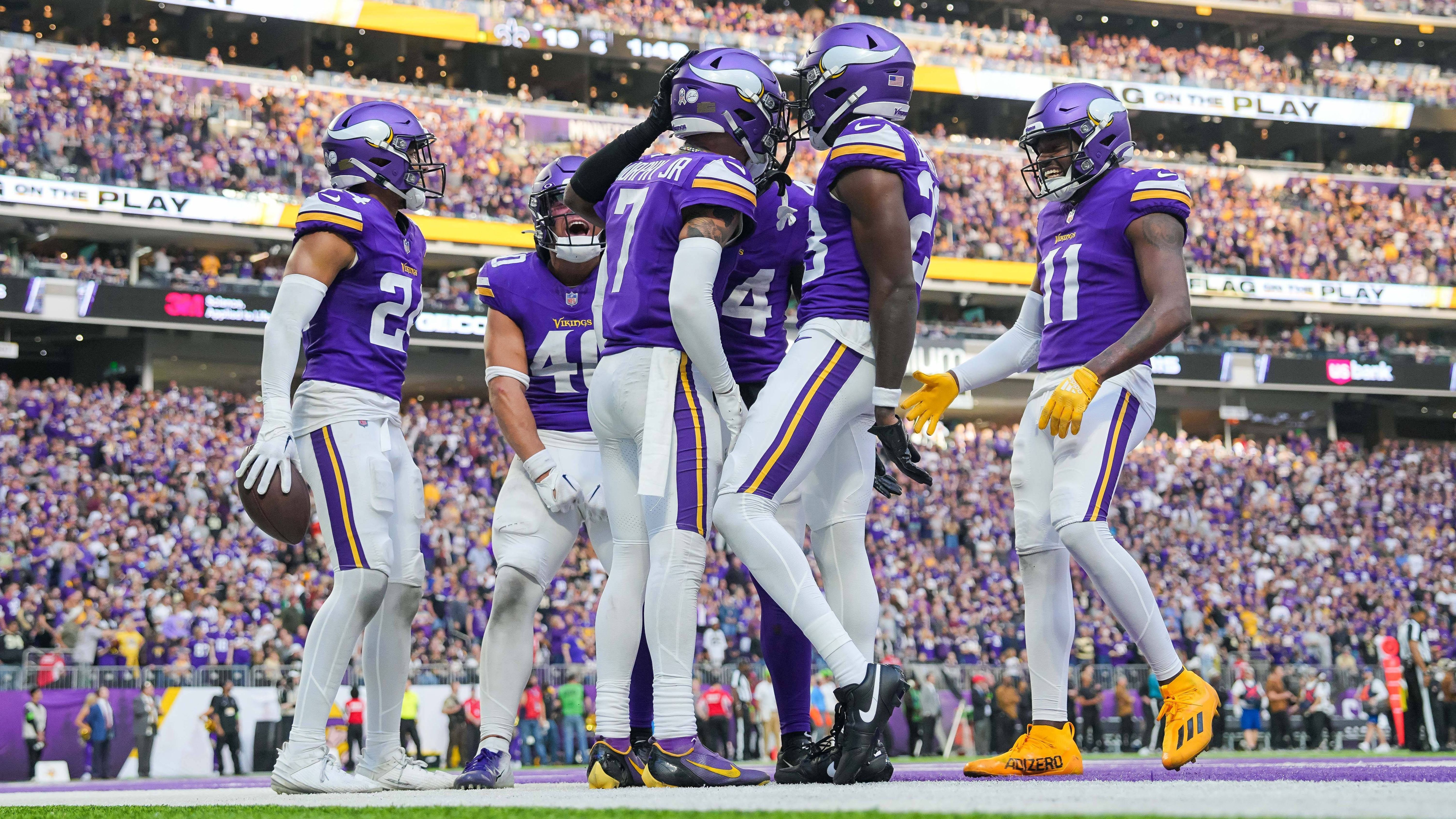 <strong>Minnesota Vikings</strong><br>Bilanz: 39-43-1<br>Siegquote: 47.6%