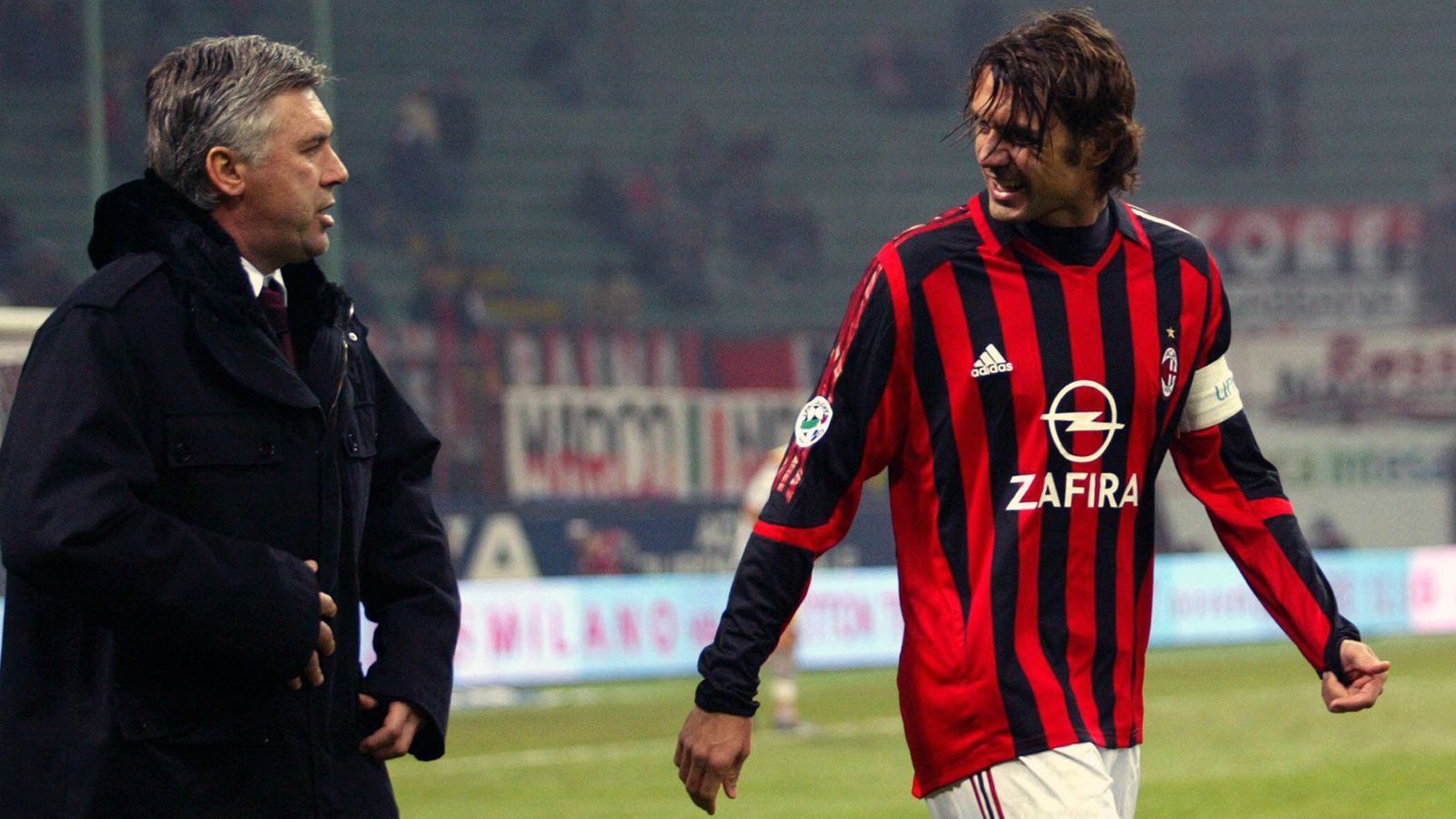 
                <strong>Abwehr - Paolo Maldini</strong><br>
                Von Ancelotti trainiert bei: AC MailandPflichtspiele unter Ancelotti: 252 (sieben Tore)
              