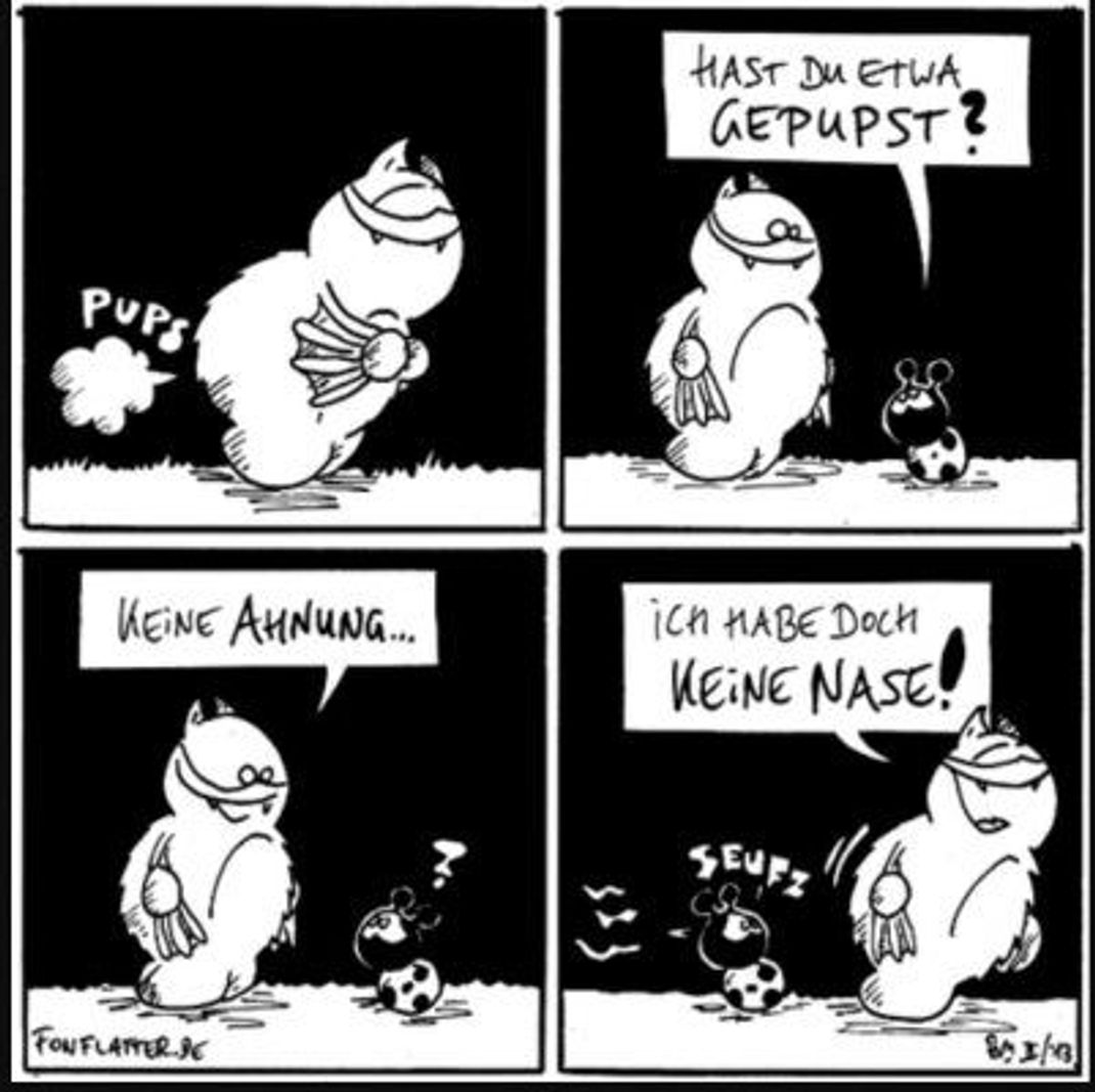 Der passende Comic zum "Hast-du-gepupst-Tag".