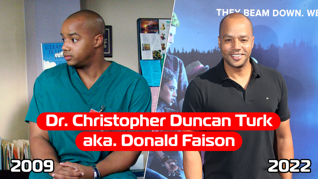 Clean for his Role in "scrubbing" Donald Faison regularly hung out with the Stars of the Stars.