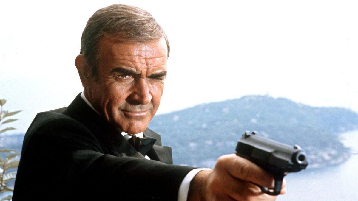 Sean Connery in "James Bond"