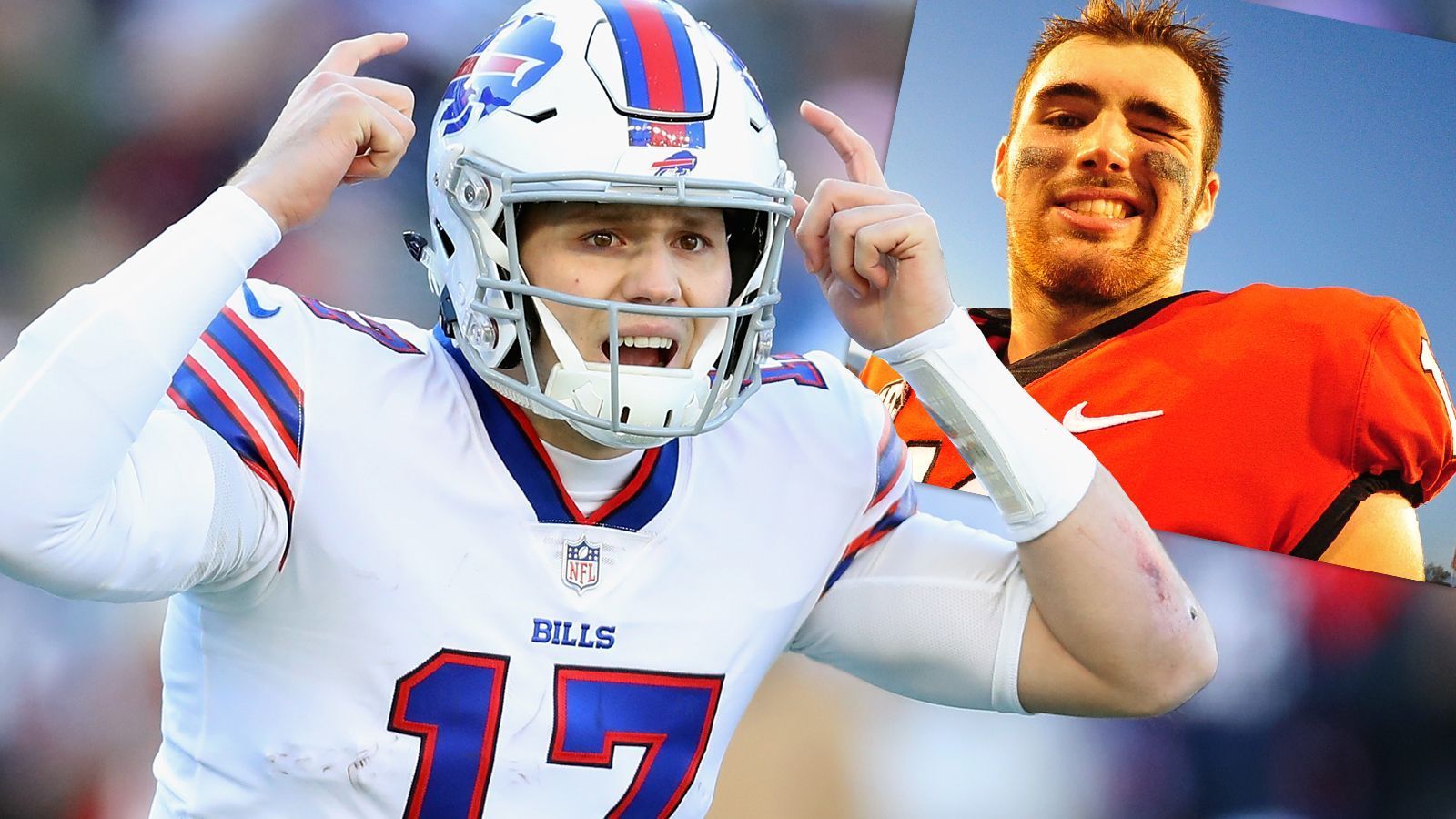 
                <strong>Verlierer: Josh Allen</strong><br>
                Eigentlich wollten die Buffalo Bills gar keinen Quarterback draften, wie General Manager Brandon Beane "ESPN" erklärte, doch als Jake Fromm (kleines Foto) in Runde fünf noch immer zu haben war, war das einfach "zu gut, um es auszuschlagen", so Beane. Das sind schlechte Nachrichten für Starter Josh Allen. Der hat mit Fromm auf einmal einen ambitionierten Rookie hinter sich, den mancher Experte im Draft eigentlich als Zweitrunden-Pick gesehen hatte. Für Fromm wiederum ist es Glück im Unglück: Nachdem er im Draft-Board abrutschte, hat er nun einen angreifbaren Starter vor sich.
              