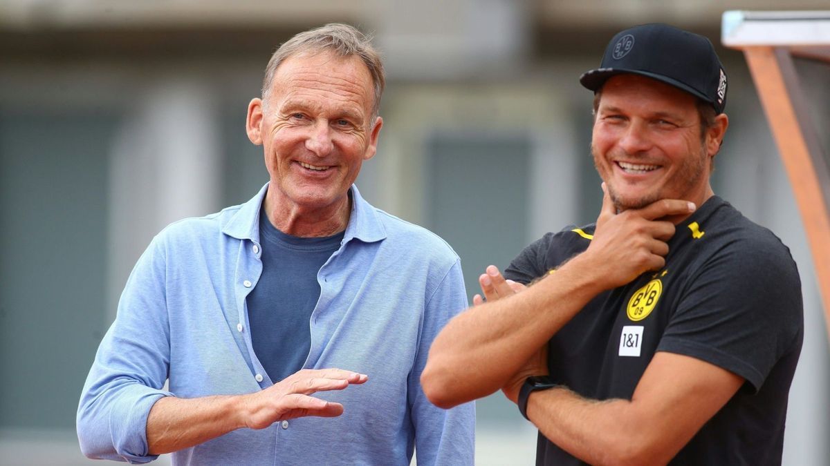 BVB-Boss Watzke (l.) und Trainer Terzic