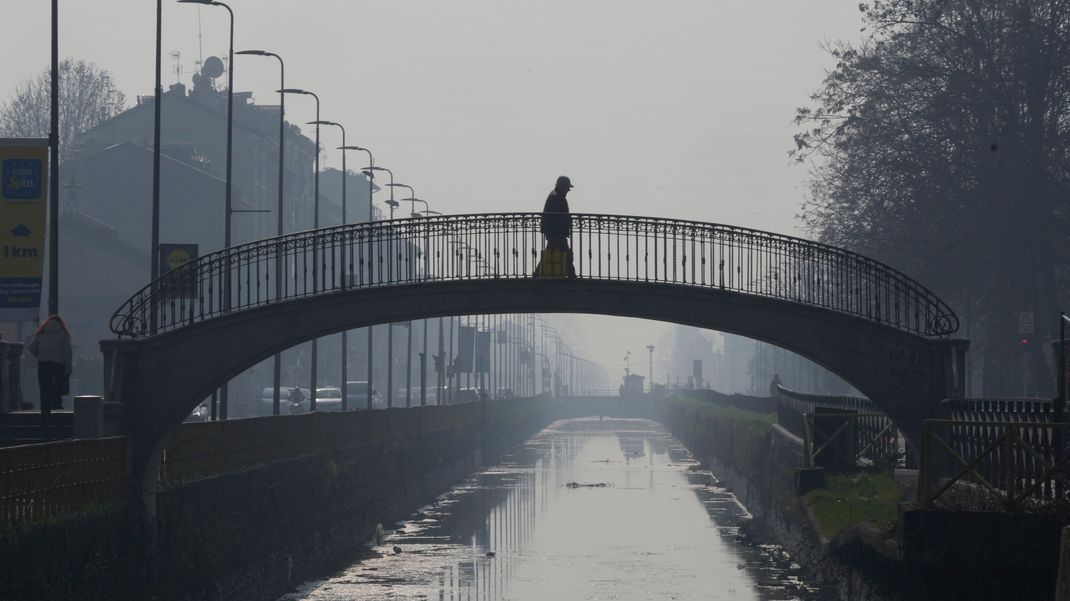 Im italienischen Mailand sorgt extreme Luftverschmutzung für schlechte Luft.