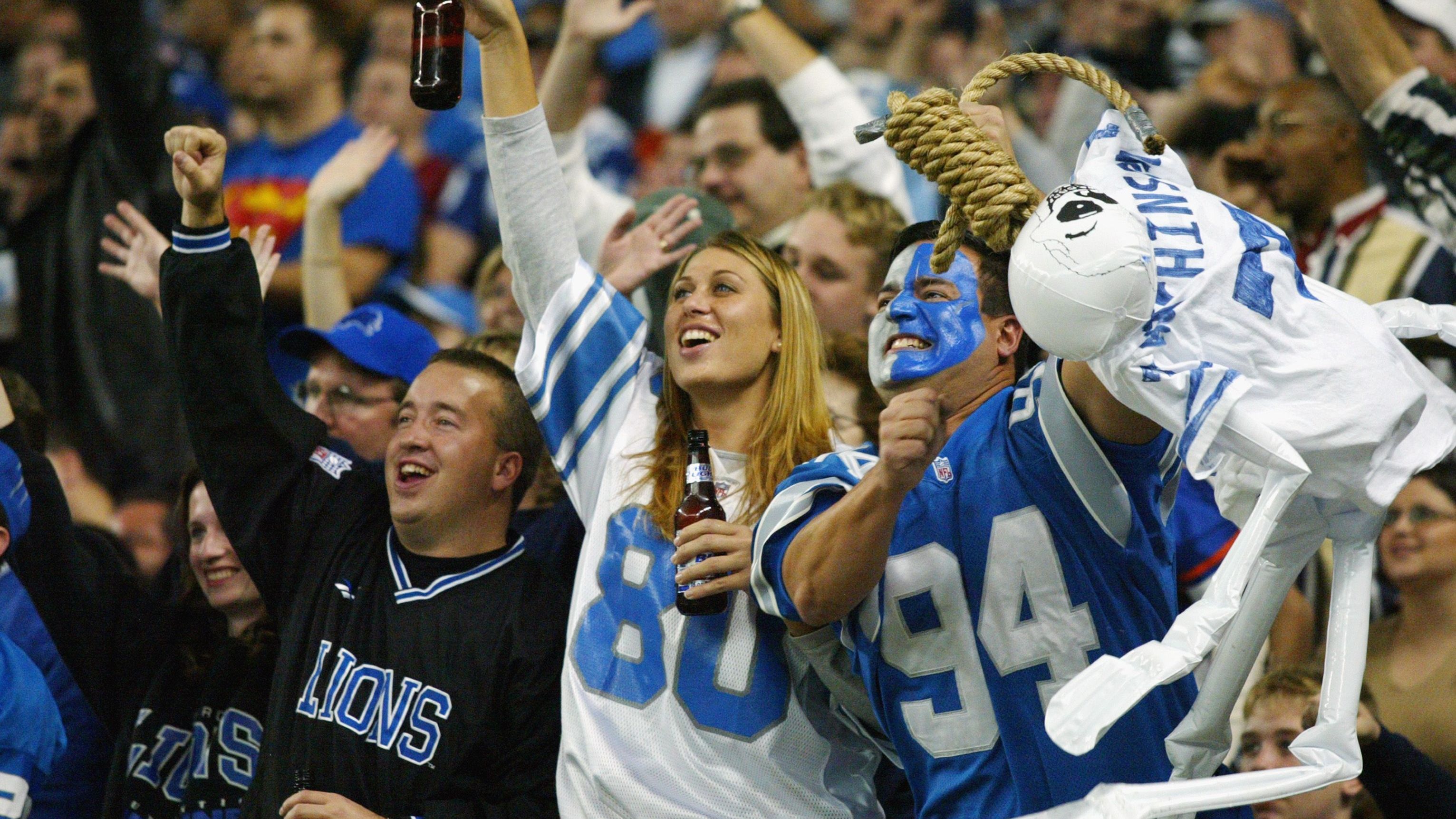 <strong>Platz 20 (geteilt): Detroit Lions</strong><br>0,65 Promille