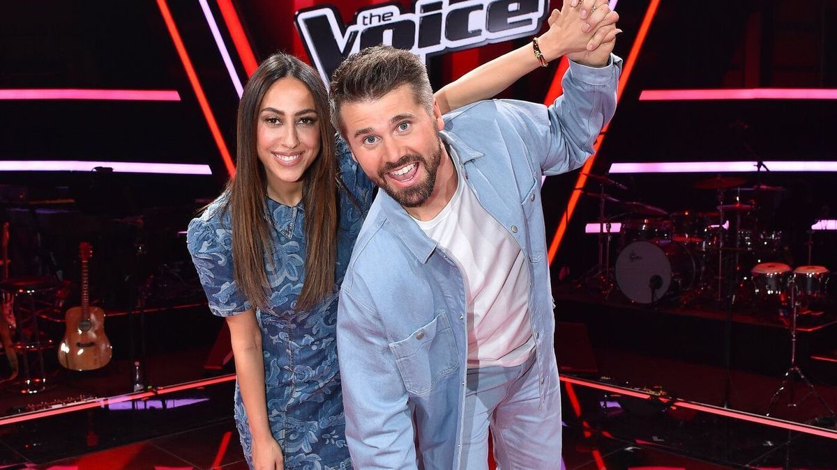 Melissa Khalaj und Thore Schölermann bei "The Voice Kids" 2023
