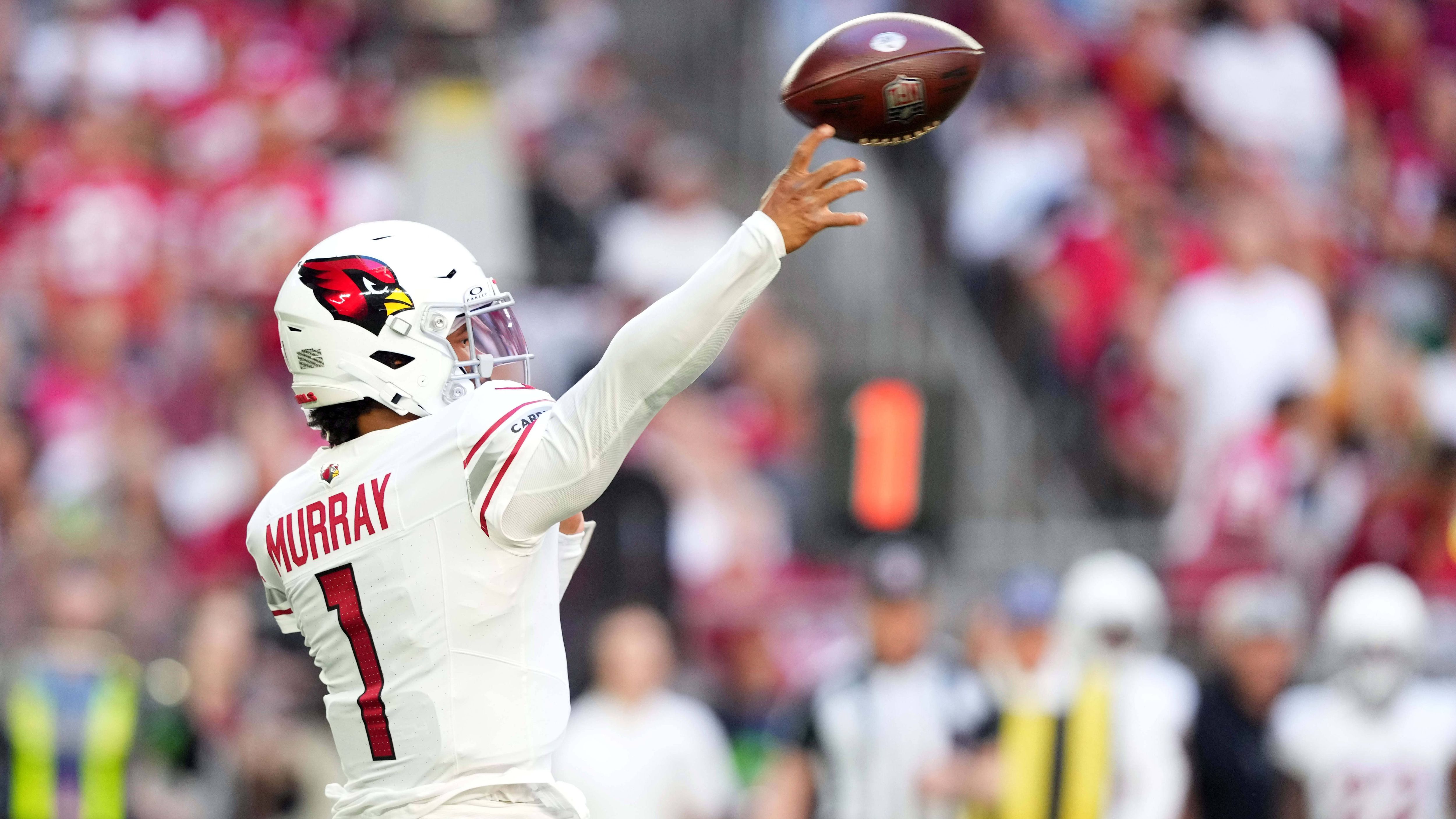 <strong>30. Platz: Kyler Murray (Arizona Cardinals)</strong><br>Incompletions aufgrund ungenauer Pässe: 28,3%