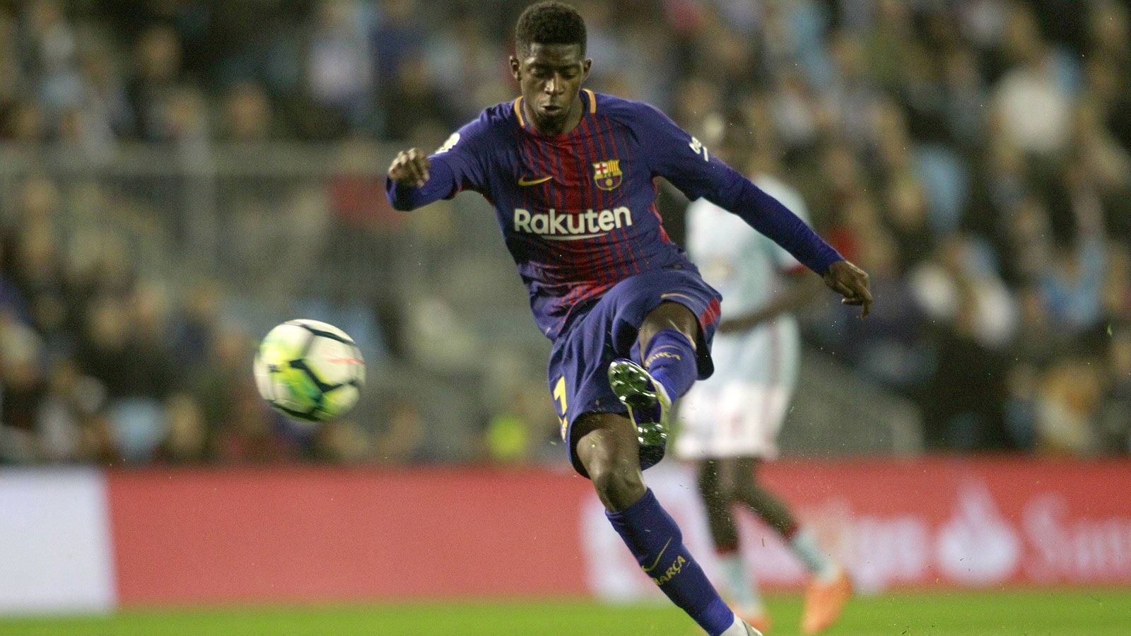 
                <strong>Platz 1: Ousmane Dembele</strong><br>
                Im Sommer 2017 für 125 Millionen Euro von Borussia Dortmund zum FC Barcelona gewechselt.
              