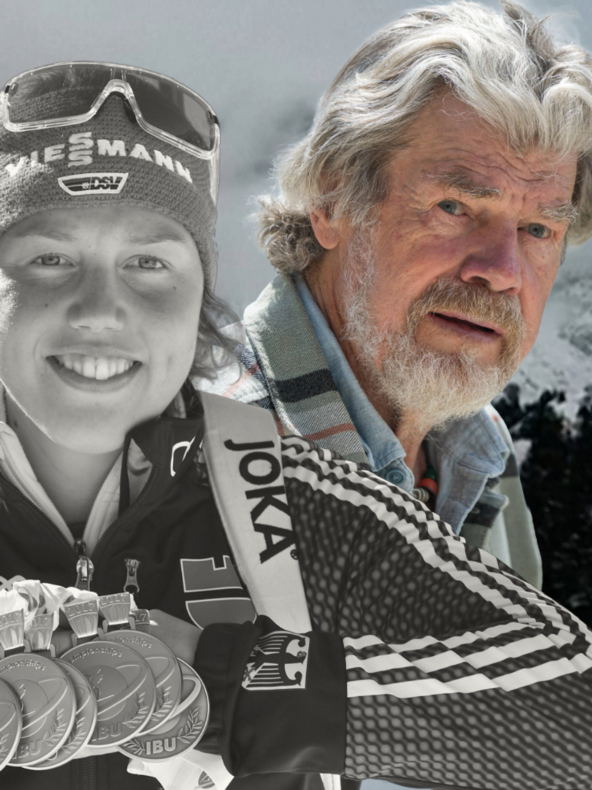 Laura Dahlmeier, Reinhold Messner