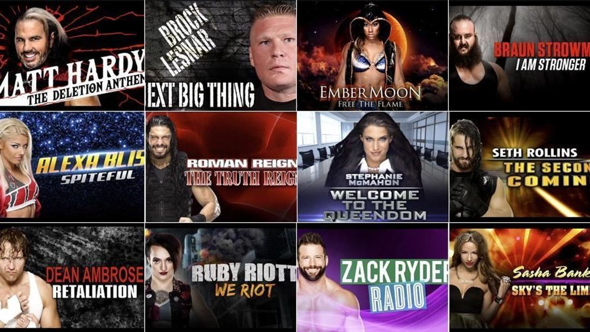 WWE Theme Songs der RAW-Superstars