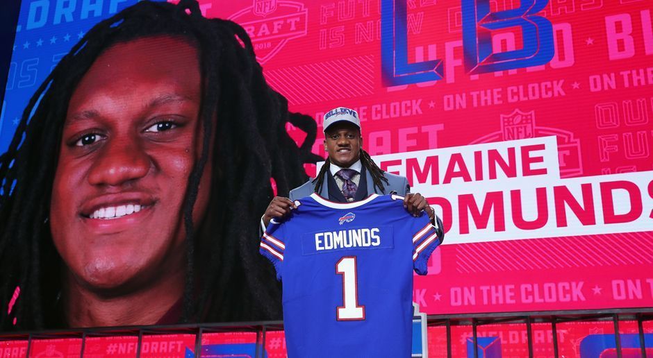 
                <strong>16. Pick - Buffalo Bills: LB Tremaine Edmunds</strong><br>
                Vierjahresvertrag über 12.763.047 US-Dollar, davon 7.362.216 US-Dollar Signing-Bonus
              