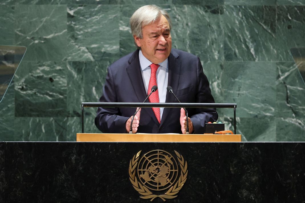 UN-Generalsekretär Guterres warnt vor einer Internationalisierung des Ukraine-Kriegs. (Archivbild)