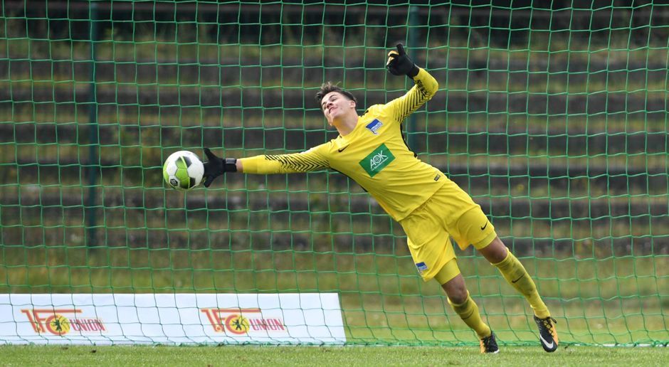 
                <strong>Torwart: Luis Klatte</strong><br>
                Verein: Hertha BSCLänderspiele für deutsche U17: 
              